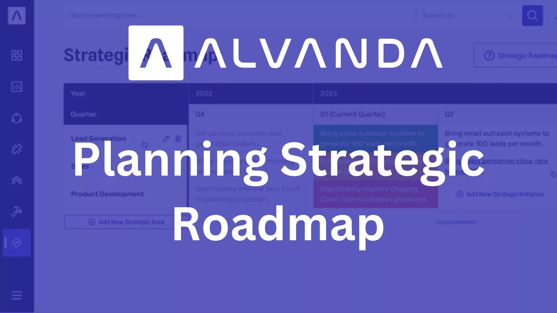 Planning Strategic Roadmaps