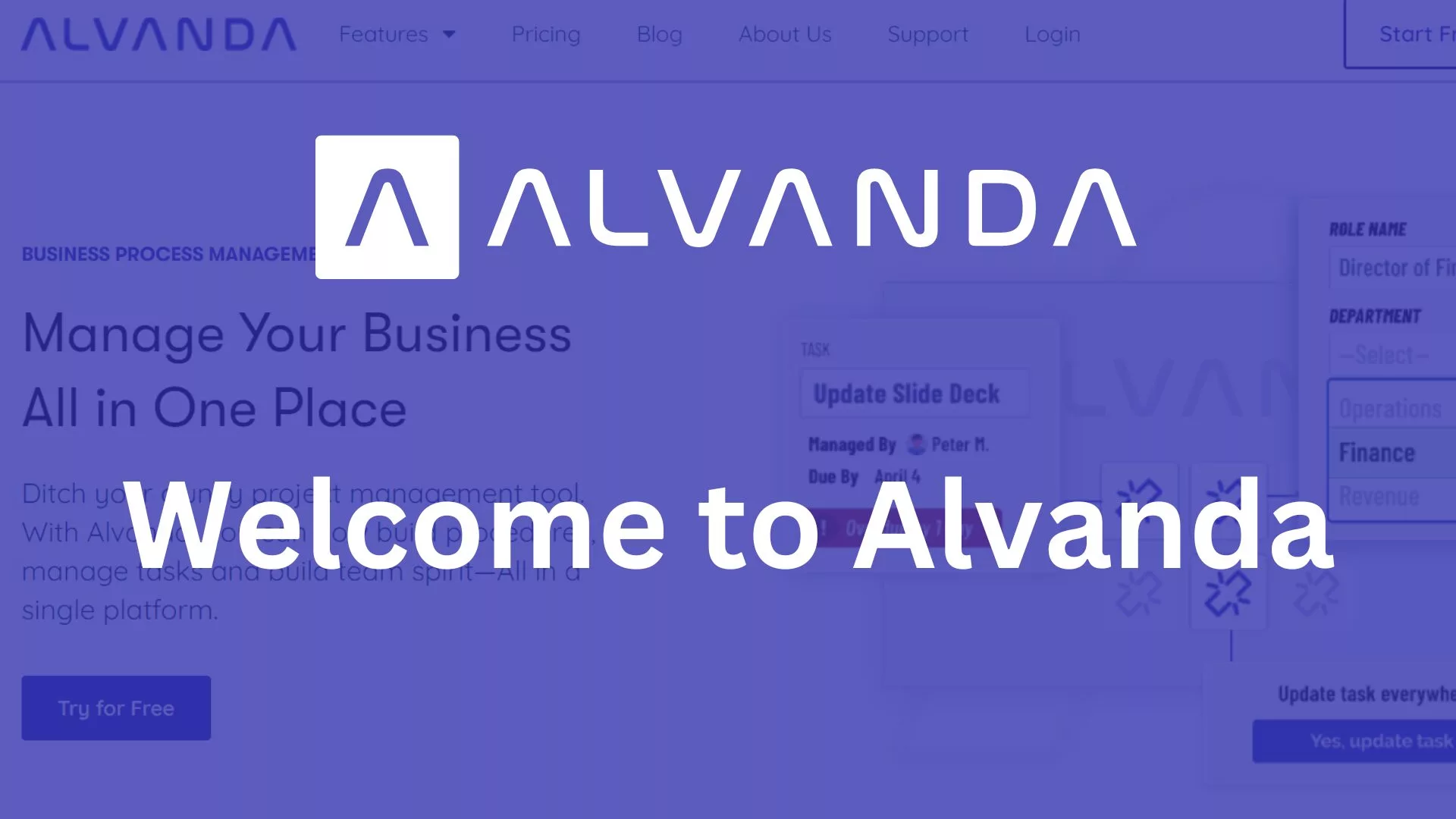 Welcome to Alvanda
